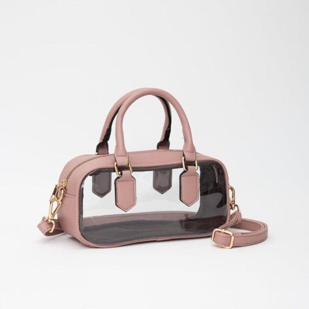 Womens Bag PINK Crossbody Stadium Approved Superbowl Transparent Festival Concer